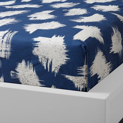IKEA ANGLATARAR Flat sheet and pillowcase, blue | IKEA Bedsheets | IKEA Home textiles | Eachdaykart