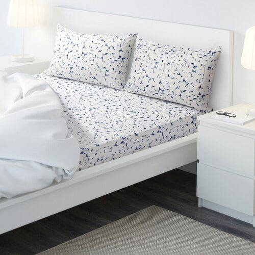 IKEA ANGLATARAR Flat sheet and pillowcase, white | IKEA Bedsheets | IKEA Home textiles | Eachdaykart