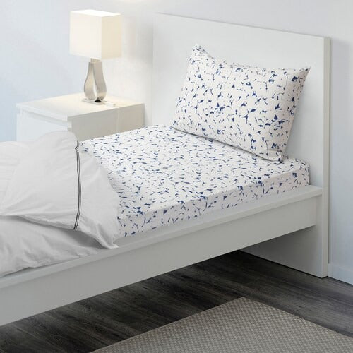 IKEA ANGLATARAR Flat sheet and pillowcase, white | IKEA Bedsheets | IKEA Home textiles | Eachdaykart