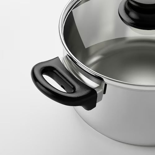 HEMKOMST 7-piece cookware set, stainless steel - IKEA