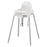 IKEA ANTILOP Highchair with safety belt, white/silver-colour | IKEA Baby chairs & highchairs | IKEA Children's chairs | Eachdaykart