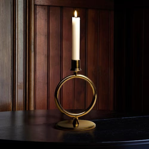IKEA AROMATISK Candlestick/candle holder, brass-colour | IKEA Candle holders | IKEA Decoration | Eachdaykart