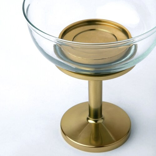 IKEA AROMATISK Tealight holder with stand, glass | IKEA Candle holders | IKEA Decoration | Eachdaykart