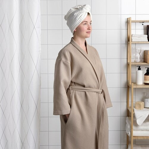 IKEA BJALVEN Bath robe, beige | IKEA Spa accessories | IKEA Home textiles | Eachdaykart