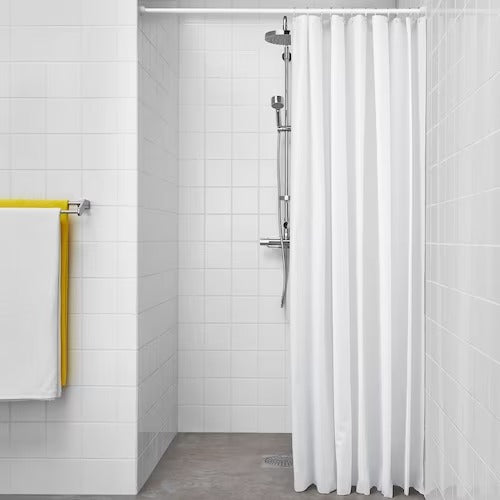 IKEA BJARSEN Shower curtain, white | IKEA Showers | IKEA Bathroom products | Eachdaykart