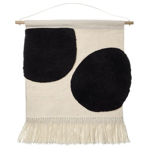 IKEA BLANDSKOG Hanging tapestry, beige/black | IKEA Wall accents | IKEA Frames & pictures | Eachdaykart