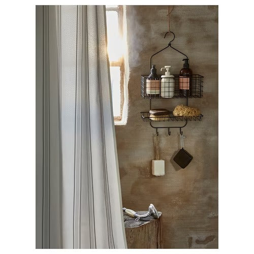 IKEA BLECKSJON Shower hanger, two tiers, black | IKEA Showers | IKEA Bathroom products | Eachdaykart