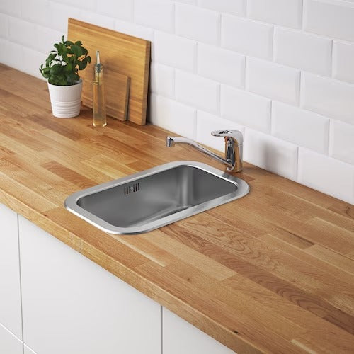 IKEA BOHOLMEN Inset sink, 1 bowl, stainless steel| IKEA Kitchen sinks | IKEA Modular Kitchens | Eachdaykart