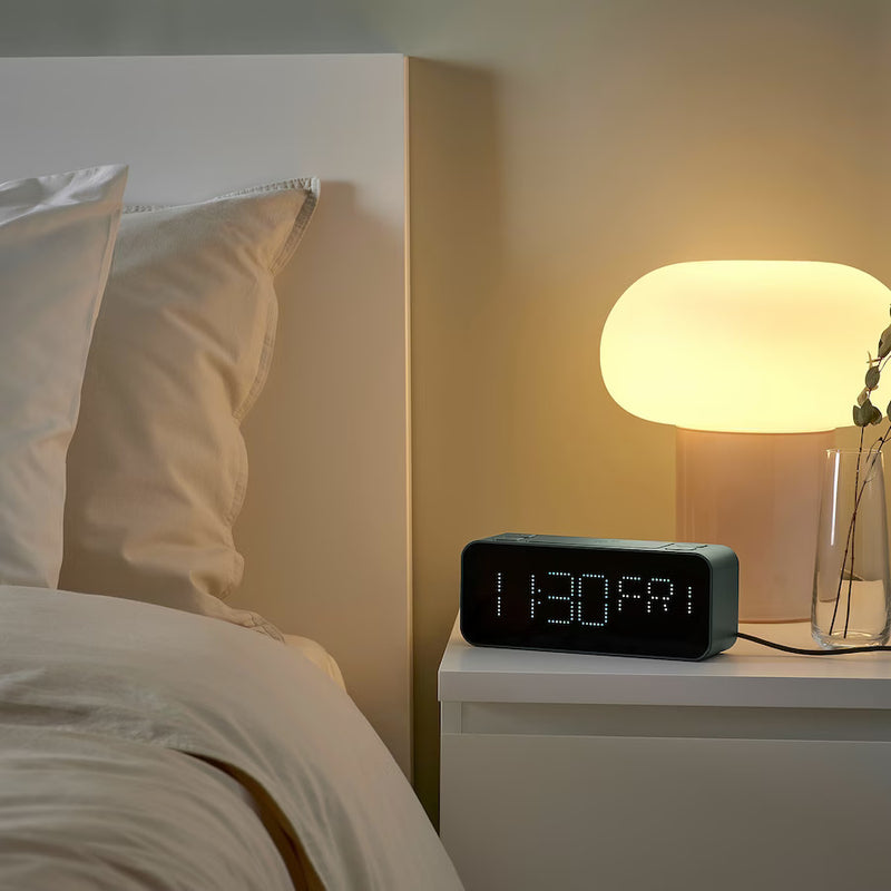 IKEA BONDTOLVAN Alarm clock, digital/green | IKEA Alarm Clocks | IKEA | Eachdaykart
