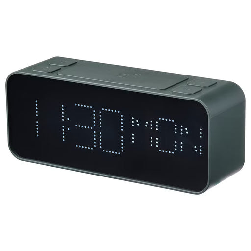 IKEA BONDTOLVAN Alarm clock, digital/green | IKEA Alarm Clocks | IKEA | Eachdaykart