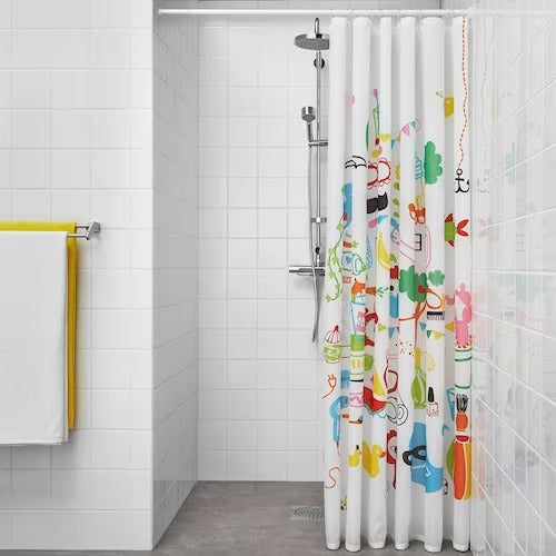 IKEA BOTAREN Shower curtain rod, white | IKEA Showers | IKEA Bathroom products | Eachdaykart