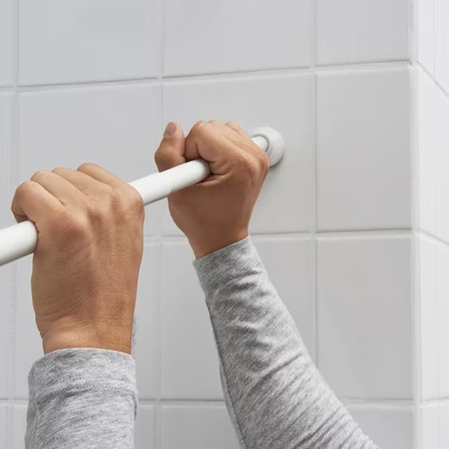 IKEA BOTAREN Shower curtain rod, white | IKEA Showers | IKEA Bathroom products | Eachdaykart