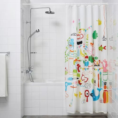 IKEA BOTAREN Shower curtain rod, white | IKEA Showers | IKEA Bathroom products | Eachdaykart