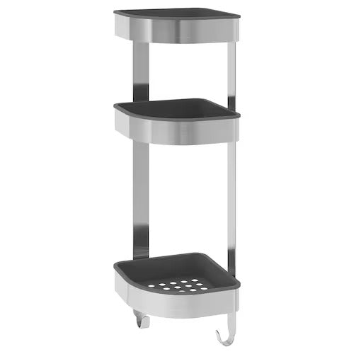 IKEA BROGRUND Corner Shelf Stainless Steel | Eachdaykart