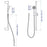 IKEA BROGRUND Riser rail with handshower kit, chrome-plated | IKEA Showers | IKEA Bathroom products | Eachdaykart