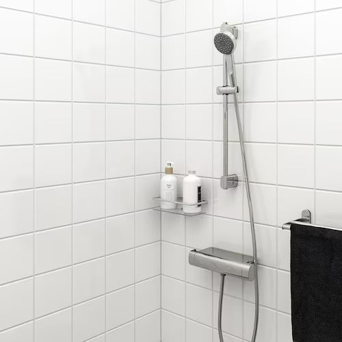 IKEA BROGRUND Riser rail with handshower kit, chrome-plated | IKEA Showers | IKEA Bathroom products | Eachdaykart