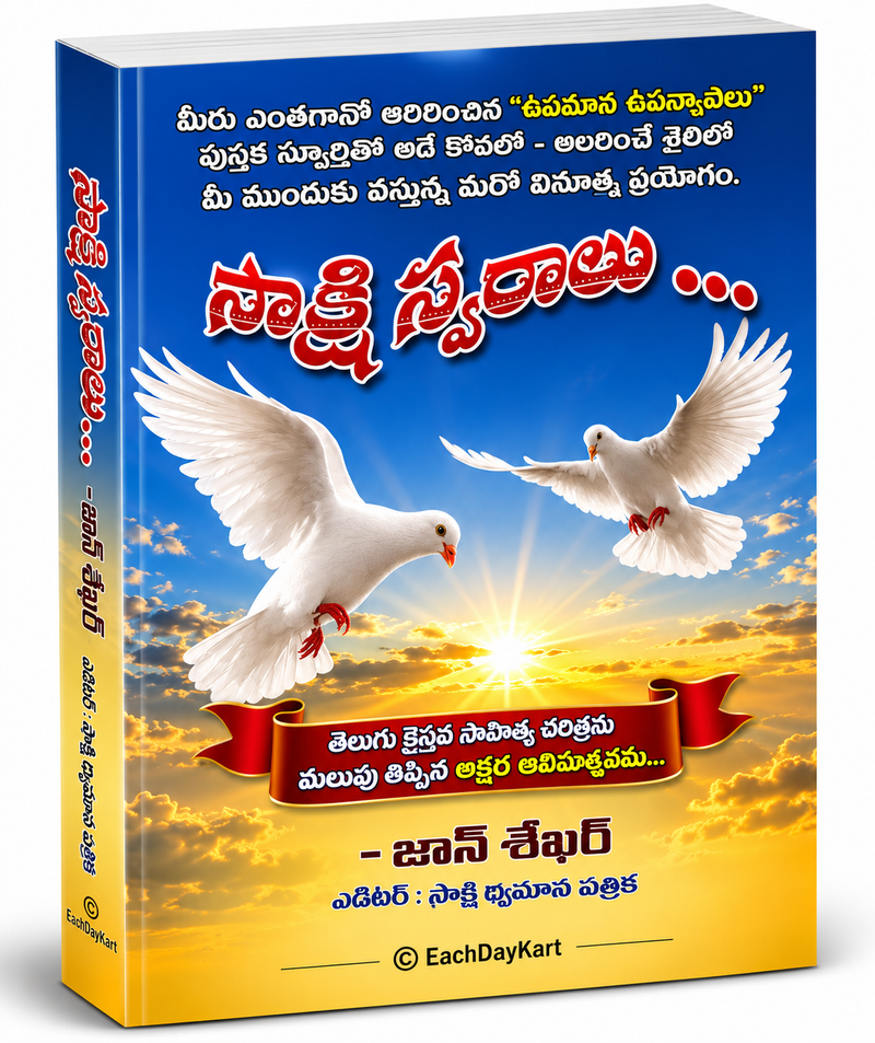 Sakshi Swaralu Telugu Christian Inspirational Writings By John Sekhar EachDayKart