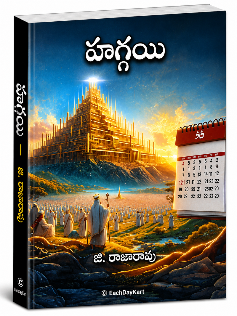 Haggayi Telugu Bible Commentary By G Rajarao Telugu Christian Book EachDayKart