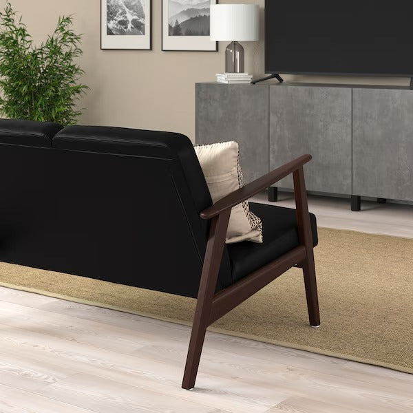 IKEA Ekenaset 2 seat sofa jonsbyn black