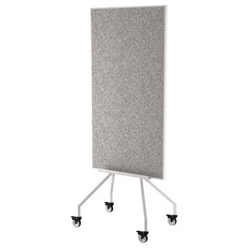 IKEA ELLOVEN Whiteboard/noticeboard with castors, white | IKEA Noticeboards | Eachdaykart