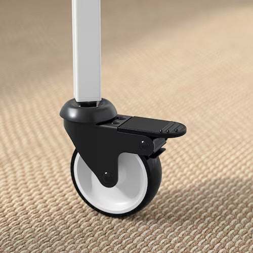 IKEA ELLOVEN Whiteboard/noticeboard with castors, white | IKEA Noticeboards | Eachdaykart