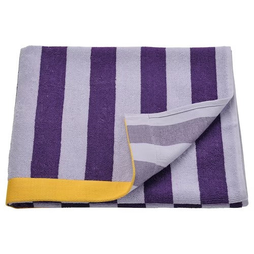 IKEA ENSKOTTMAL Bath towel, lilac/striped | IKEA Bath towels | IKEA Home textiles | Eachdaykart