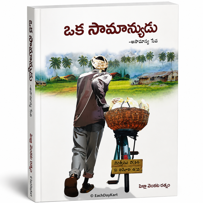 Oka Saamanyaudu Asaamanya Seva Telugu Christian Book By Pilla Venkata Ratnam EachDayKart