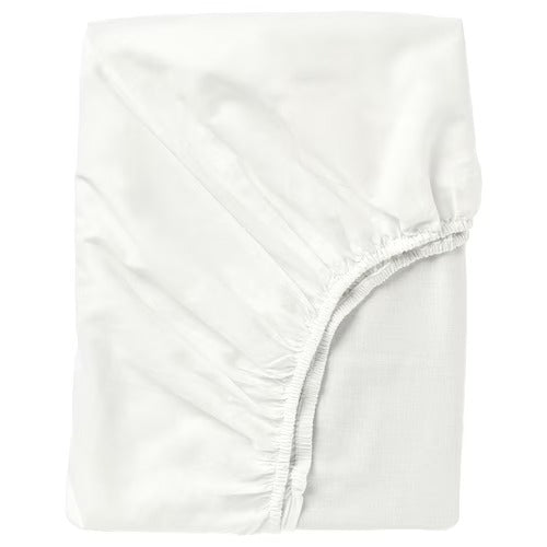 IKEA FARGMARA Fitted sheet, white | IKEA Bedsheets | IKEA Home textiles | Eachdaykart