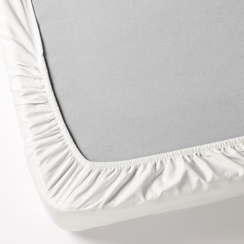 IKEA FARGMARA Fitted sheet, white | IKEA Bedsheets | IKEA Home textiles | Eachdaykart