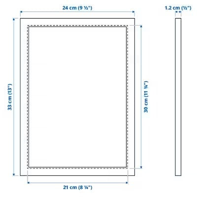 IKEA FISKBO Frame, light blue | IKEA Picture & photo frames | IKEA Frames & pictures | Eachdaykart