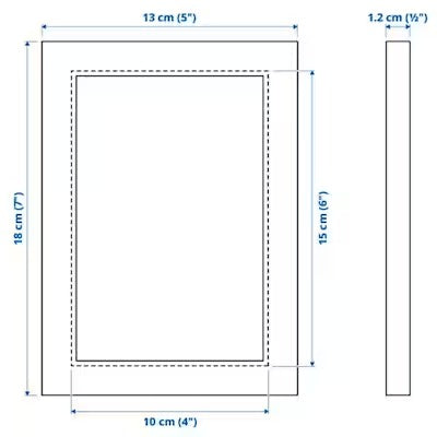 IKEA FISKBO Frame, white | IKEA Picture & photo frames | IKEA Frames & pictures | Eachdaykart