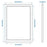 IKEA FISKBO Frame, white | IKEA Picture & photo frames | IKEA Frames & pictures | Eachdaykart