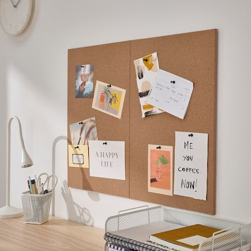 IKEA FLONSA Memo board with pins, cork | IKEA Noticeboards | Eachdaykart
