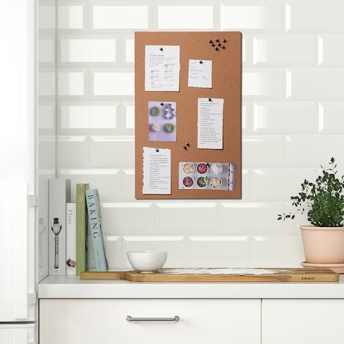 IKEA FLONSA Memo board with pins, cork | IKEA Noticeboards | Eachdaykart