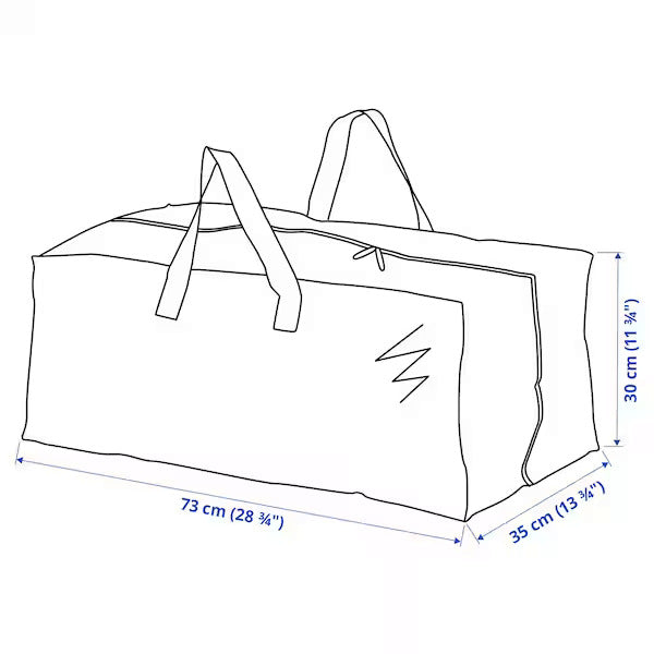 IKEA FRAKTA Trunk for trolley, blue | Shopping bags & tote bags | IKEA Bags | Eachdaykart - EachDayKart
