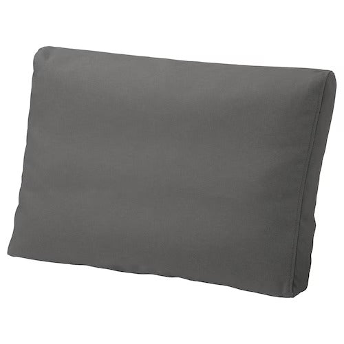 IKEA FROSON/DUVHOLMEN Back cushion, outdoor, dark grey | IKEA Outdoor cushions | IKEA Home textiles | Eachdaykart