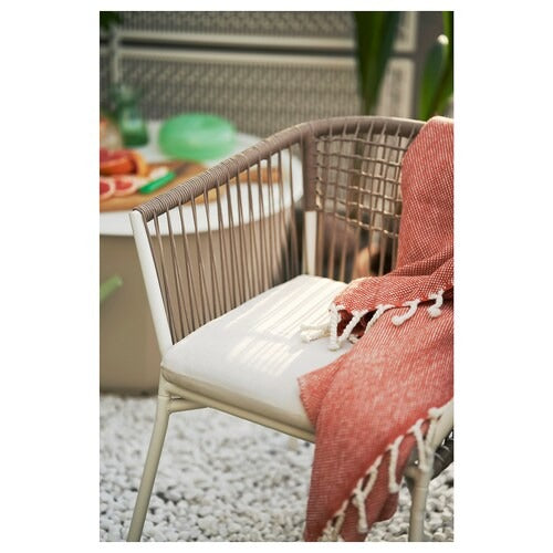 IKEA FROSON/DUVHOLMEN Chair cushion, outdoor, beige | IKEA Outdoor cushions | IKEA Home textiles | Eachdaykart