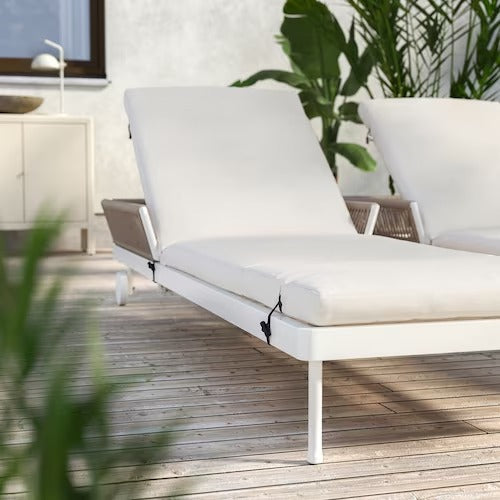 IKEA FROSON/DUVHOLMEN Sun lounger cushion, beige | IKEA Outdoor cushions | IKEA Home textiles | Eachdaykart