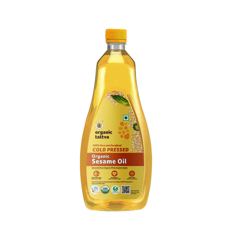 Cold Pressed Sesame Oil 3 Litre by Organic Tattva