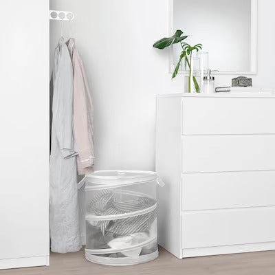 IKEA FYLLEN Laundry basket, white | IKEA Laundry baskets | Eachdaykart