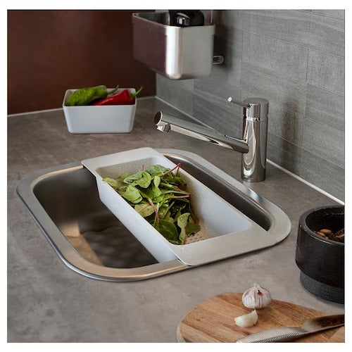 IKEA FYNDIG Inset sink, 1 bowl, stainless steel | IKEA Kitchen sinks | IKEA Modular Kitchens | Eachdaykart