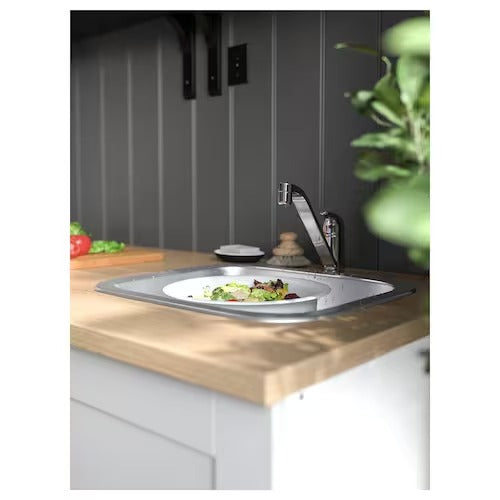 IKEA FYNDIG Inset sink, 1 bowl, stainless steel | IKEA Kitchen sinks | IKEA Modular Kitchens | Eachdaykart