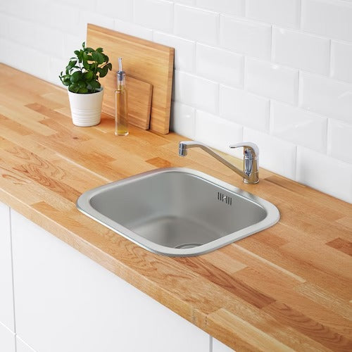IKEA FYNDIG Inset sink, 1 bowl, stainless steel | IKEA Kitchen sinks | IKEA Modular Kitchens | Eachdaykart