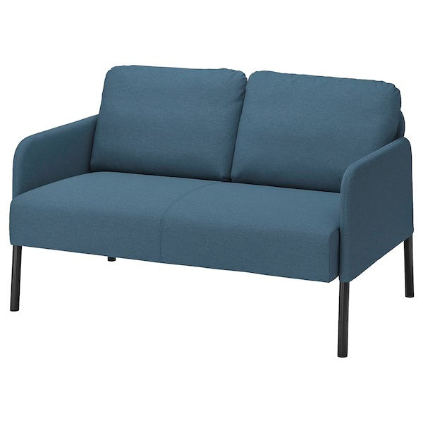 IKEA Glostad 2 seat sofa knisa medium blue