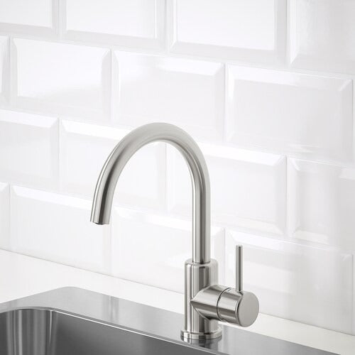 IKEA GLYPEN Mixer tap, stainless steel effect | IKEA Mixer taps | IKEA Modular Kitchens | Eachdaykart