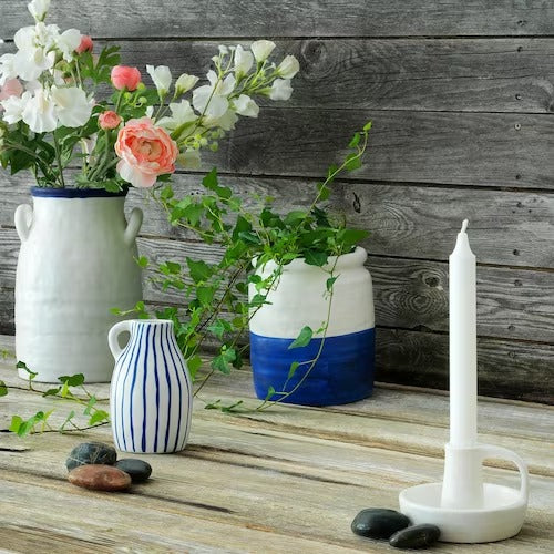 IKEA GODTAGBAR Candlestick, ceramic white | IKEA Candle holders | IKEA Decoration | Eachdaykart
