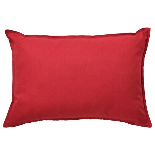 IKEA GURLI Cushion cover, red | IKEA Cushion covers | IKEA Home textiles | Eachdaykart