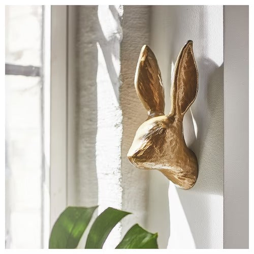 IKEA HAGGMISPEL Wall decoration, rabbit/brass-colour | IKEA Wall accents | IKEA Frames & pictures | Eachdaykart