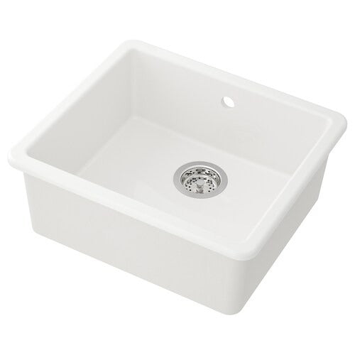 IKEA HAVSEN Inset sink, 1 bowl, white | IKEA Kitchen sinks | IKEA Modular Kitchens | Eachdaykart