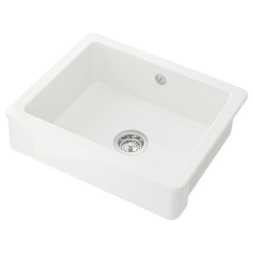 IKEA HAVSEN Sink bowl w visible front, white | IKEA Kitchen sinks | IKEA Modular Kitchens | Eachdaykart